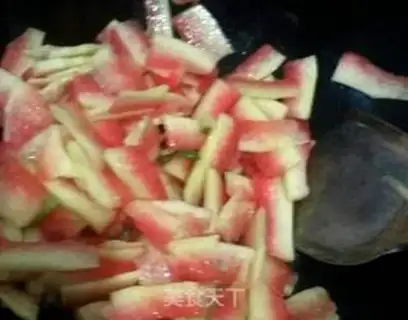 Make Fire watermelon step 2