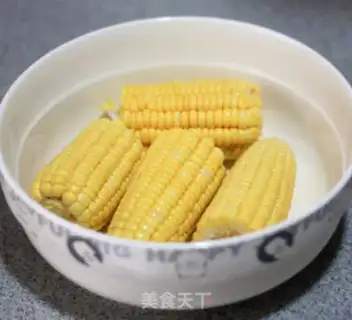 Make Cream corn juice + tacos step 0