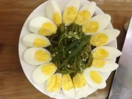 Make Hot pepper eggs step 8
