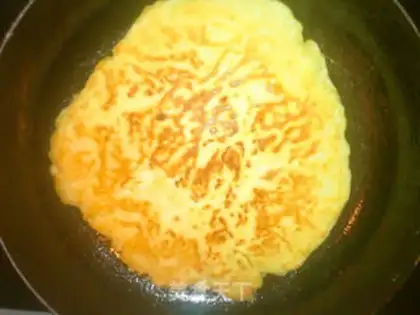 Make Pumpkin eggcake step 3