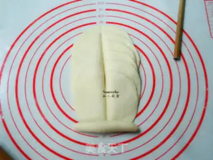 Make The colored rose bun step 6