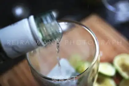 Make Mojito popsicle step 2