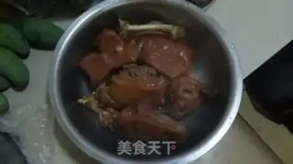 Make Spicy dog meat step 0