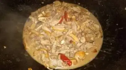 Make Spicy dog meat step 1