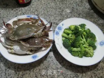 Make Crab with broccoli step 0