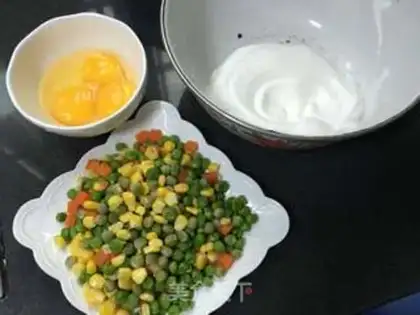 Make White clouds hold eggs step 0