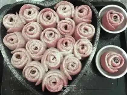 Make Bean-saloon rose pack step 12