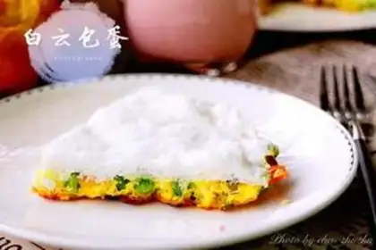 Make White clouds hold eggs step 5