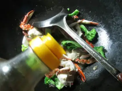 Make Crab with broccoli step 7