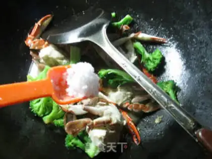 Make Crab with broccoli step 8