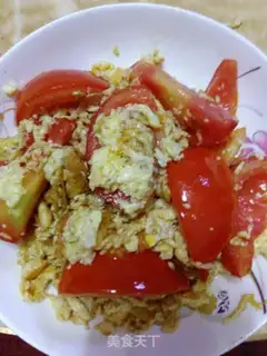 Make Tomato fried eggs step 7