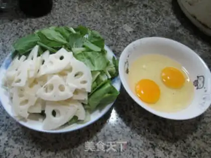 Make Time egg soup step 0