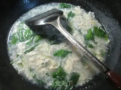 Make Time egg soup step 7