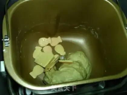 Make Green tea, white cheese bag step 2