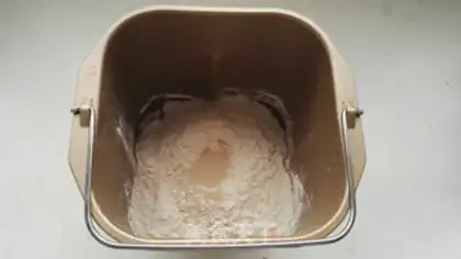Make Corn oil, sugar-free bread step 1