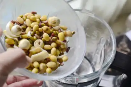 Make Five grains of soya step 2