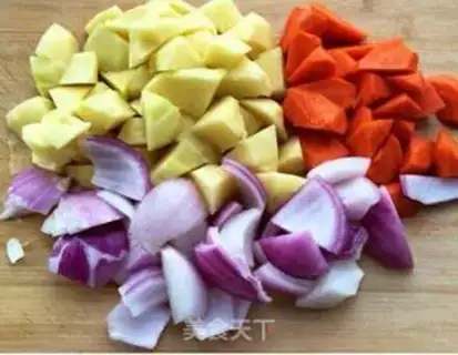 Make Curry chicken step 1