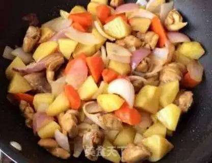 Make Curry chicken step 4