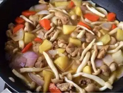 Make Curry chicken step 5