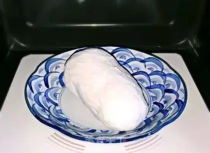 Make Microwave baked potatoes step 2