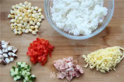 Make Rice pizza step 0