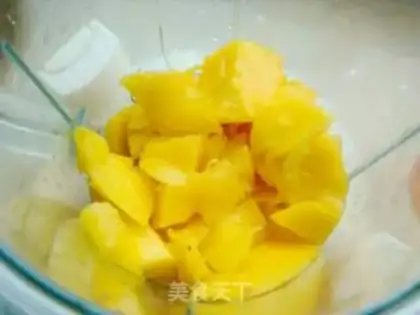 Make Bird-speaker mango pudding step 0