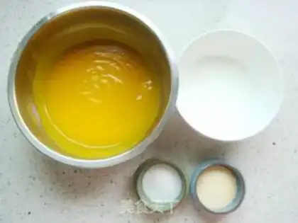 Make Bird-speaker mango pudding step 1