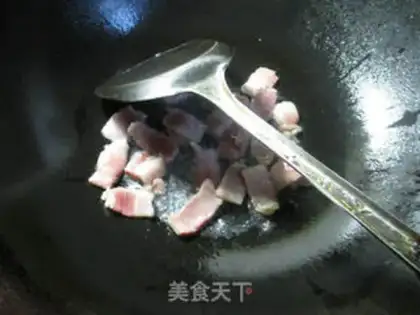 Make A fan of salted orchids step 1