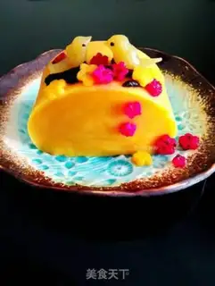Make Bird-speaker mango pudding step 20