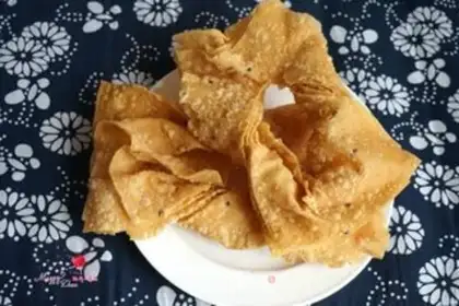 Make Pumpkin chop dumplings step 1