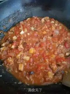Make Spaghetti tomato sauce step 7