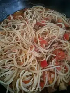 Make Spaghetti tomato sauce step 8