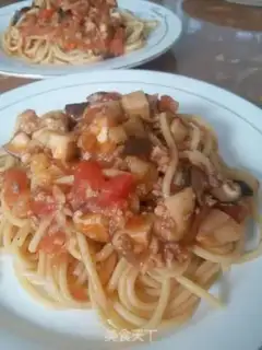 Make Spaghetti tomato sauce step 9