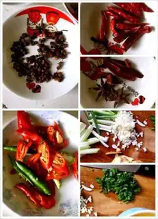 Make Homemade chili crabs step 1