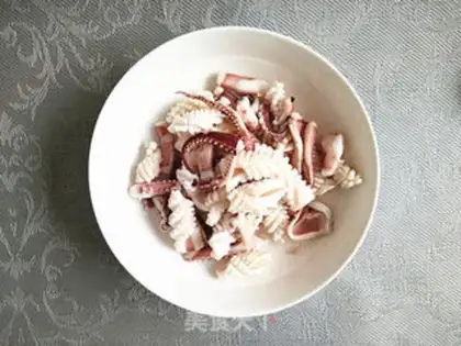 Make Hot sauce and squid step 4