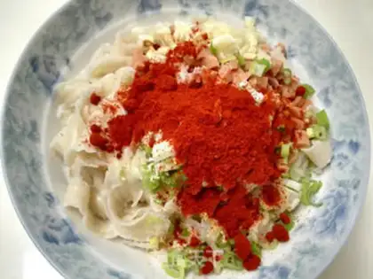 Make Oily noodles step 2