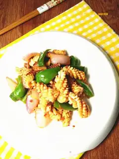 Make Hot sauce and squid step 11