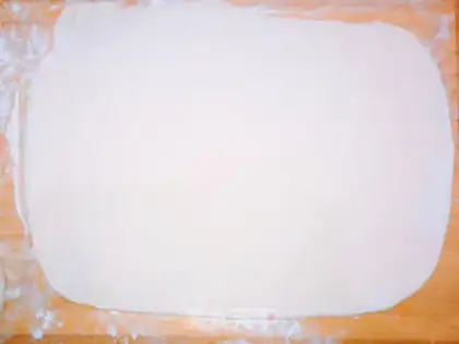Make Long silver rolls step 3