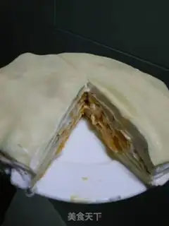 Make Mango lasagna cake step 5