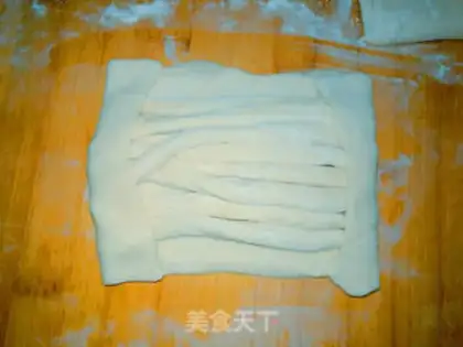 Make Long silver rolls step 7