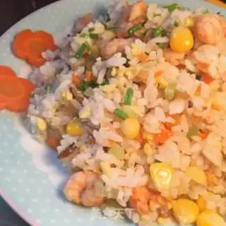 Make Shrimp-coloured rice step 7