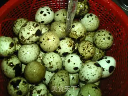 Make Beer quail eggs step 1