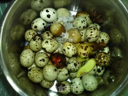 Make Beer quail eggs step 2