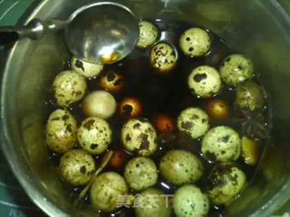 Make Beer quail eggs step 5