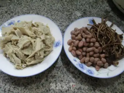 Make Peanut and rice mushrooms roasted step 0