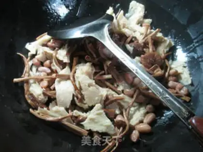 Make Peanut and rice mushrooms roasted step 3