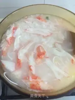 Make Seafood congee step 4