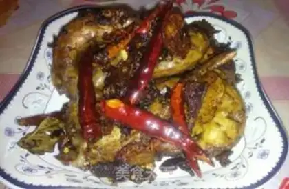 Make Spicy chicken step 5