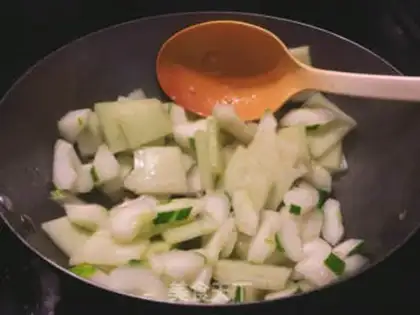 Make Pork neck and watermelon step 2