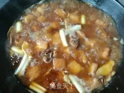 Make The entrance is red meat step 7